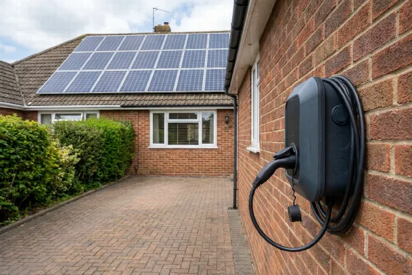 Recharge de voiture au solaire